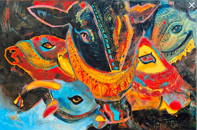 Holy Cow painting